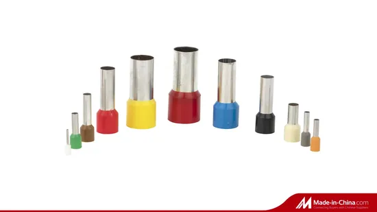 Terminal isolado da extremidade do cabo para conexão de fio